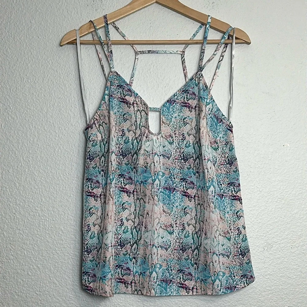 Lovers & Friends Top Women's Small Strappy Python‎ Snake Print Sleeveless